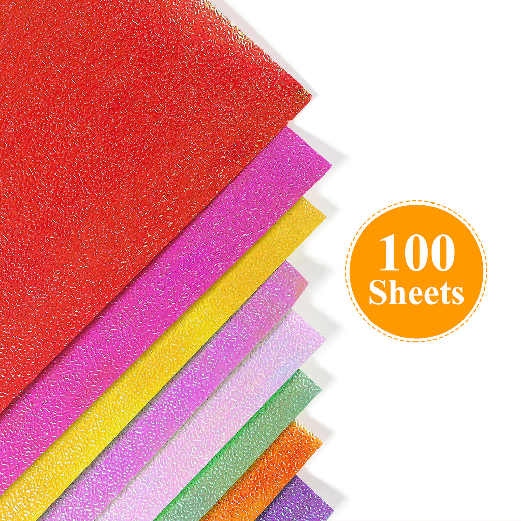 Iridescent Origami Paper Craft Folding, 100 Sheets – BACHMORE.COM