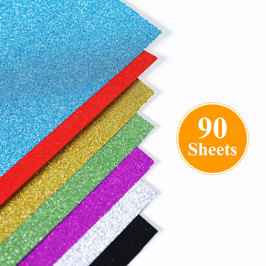 Colorful Eva Glitter Foam Sheets for Crafts DIY | Harfington, 1