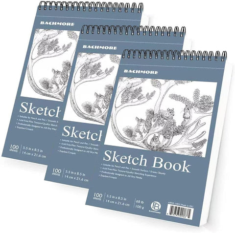 Sketchbook 9X12,100 Sheets, 88lb –