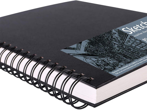 Bachmore 8.5x11 Hardbound Sketchbook 80 Sheets –