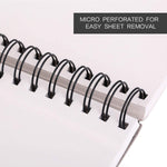 Bachmore 8.5"x11" Hardbound Sketchbook 80 Sheets