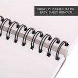 Bachmore 8.5"x11" Hardbound Sketchbook 80 Sheets