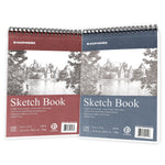 Bachmore Sketchpad 9X12" Inch (68lb/100g), 200 Sheets of TOP Spiral Bound (Mixed)